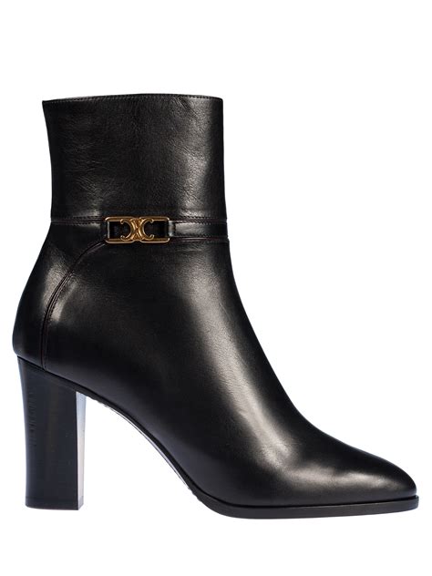 celine black white boots|celine ankle boots women.